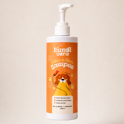 Kókusz & Papaya – 2 az 1-ben Kutyasampon és Kondicionáló (300 ml)