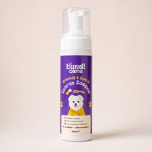 Levendula & Kamilla – Leöblítést nem igénylő kutyasampon (200 ml)
