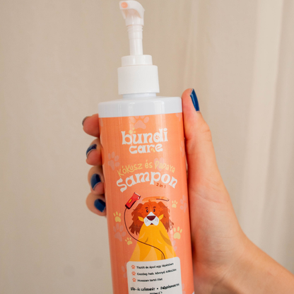Kókusz & Papaya – 2 az 1-ben Kutyasampon és Kondicionáló (300 ml)